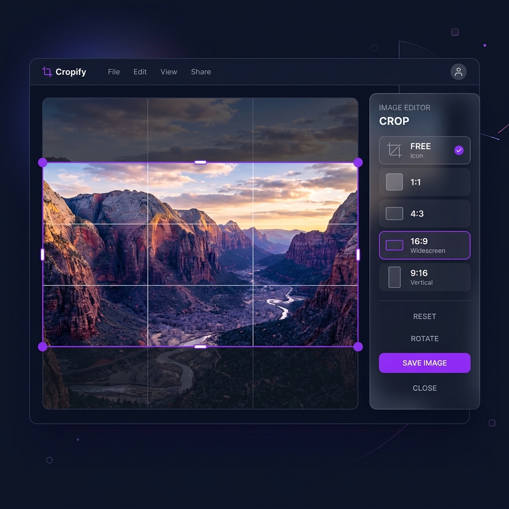 How to crop images online step-by-step guide